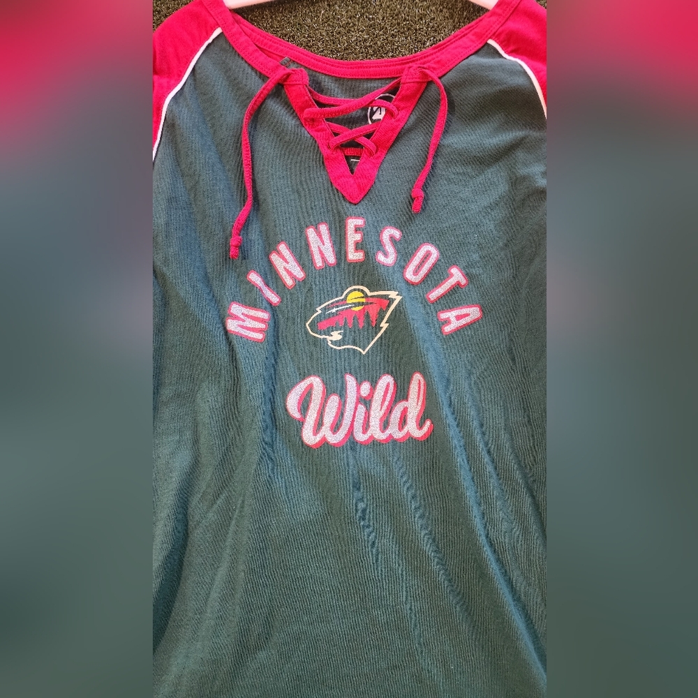 '47 Forest Green Hoodie with Red Accents